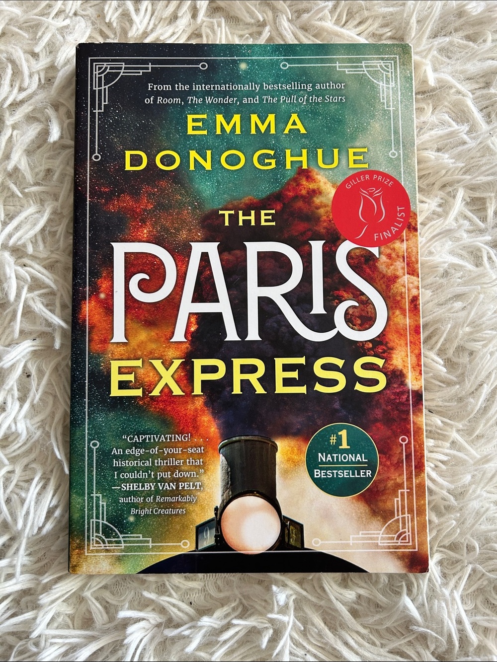 The Paris Express Paperback novel by Emma Donoghue - Multicolor Cover